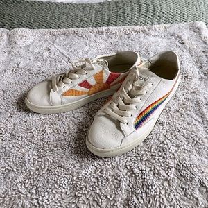 Soludos rainbow wave sneakers